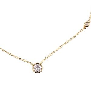KENNETH JAY LANE Round Bezel Necklace